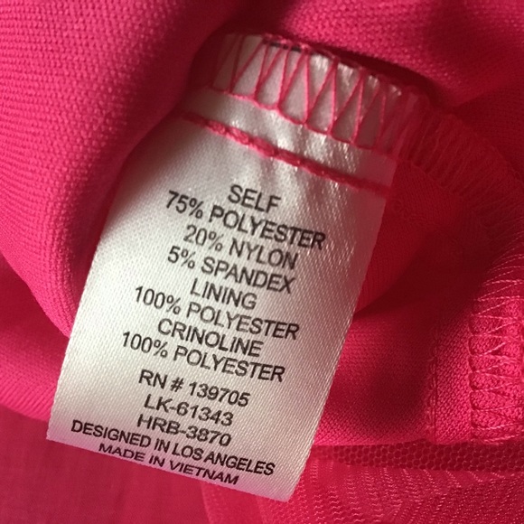 Dress 11 Hot Pink Halter NWT Honey & Rosie - Picture 4 of 10